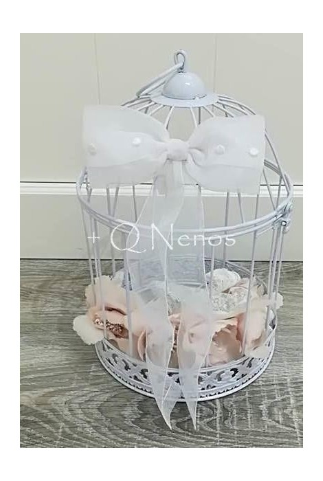 Lazo Comunión Bodoques Seda Cristal Blanco L316L