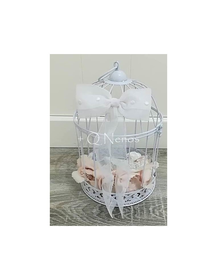 Lazo Comunión Bodoques Seda Cristal Blanco L316L