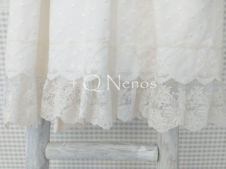 Faldón Bautizo Kobez K14807.