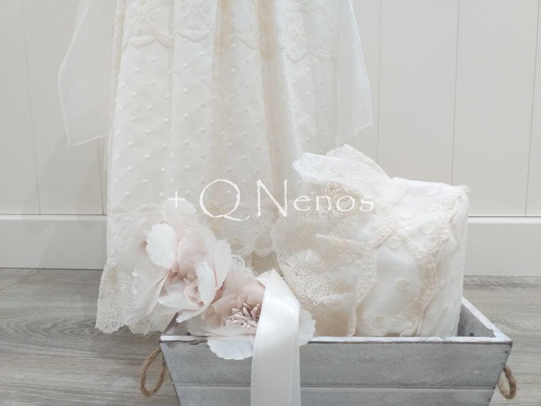 Faldón Bautizo Kobez K14807.