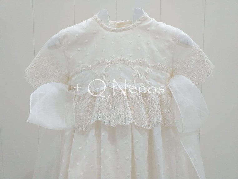 Faldón Bautizo Kobez K14807.