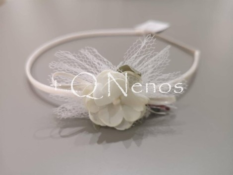 Diadema Bebé Marfil Juana Sánchez JS21027.DB