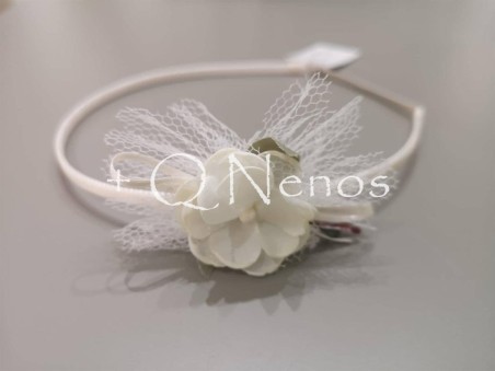 Diadema Bebé Marfil Juana Sánchez JS21027.DB