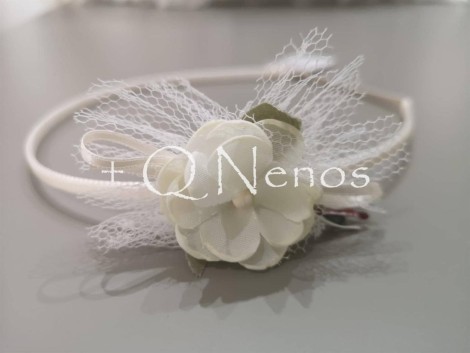 Diadema Bebé Marfil Juana Sánchez JS21027.DB 2