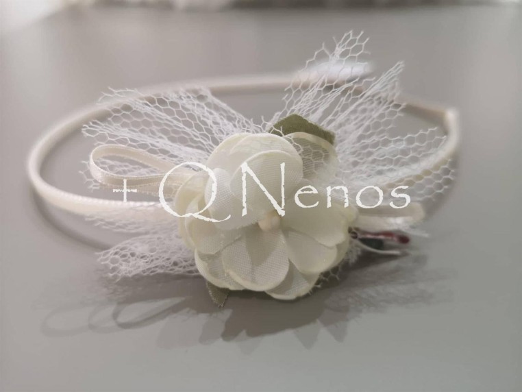 Diadema Bebé Marfil Juana Sánchez JS21027.DB