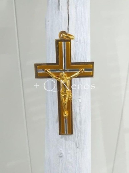 Cruz Clásica Comunión Dorado EC03